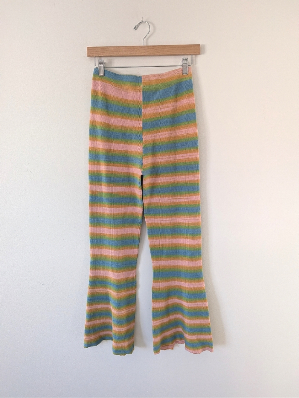NEW! Free People Esme Striped Cardigan Maxi Sweater Pants Set - Picture 7 of 15